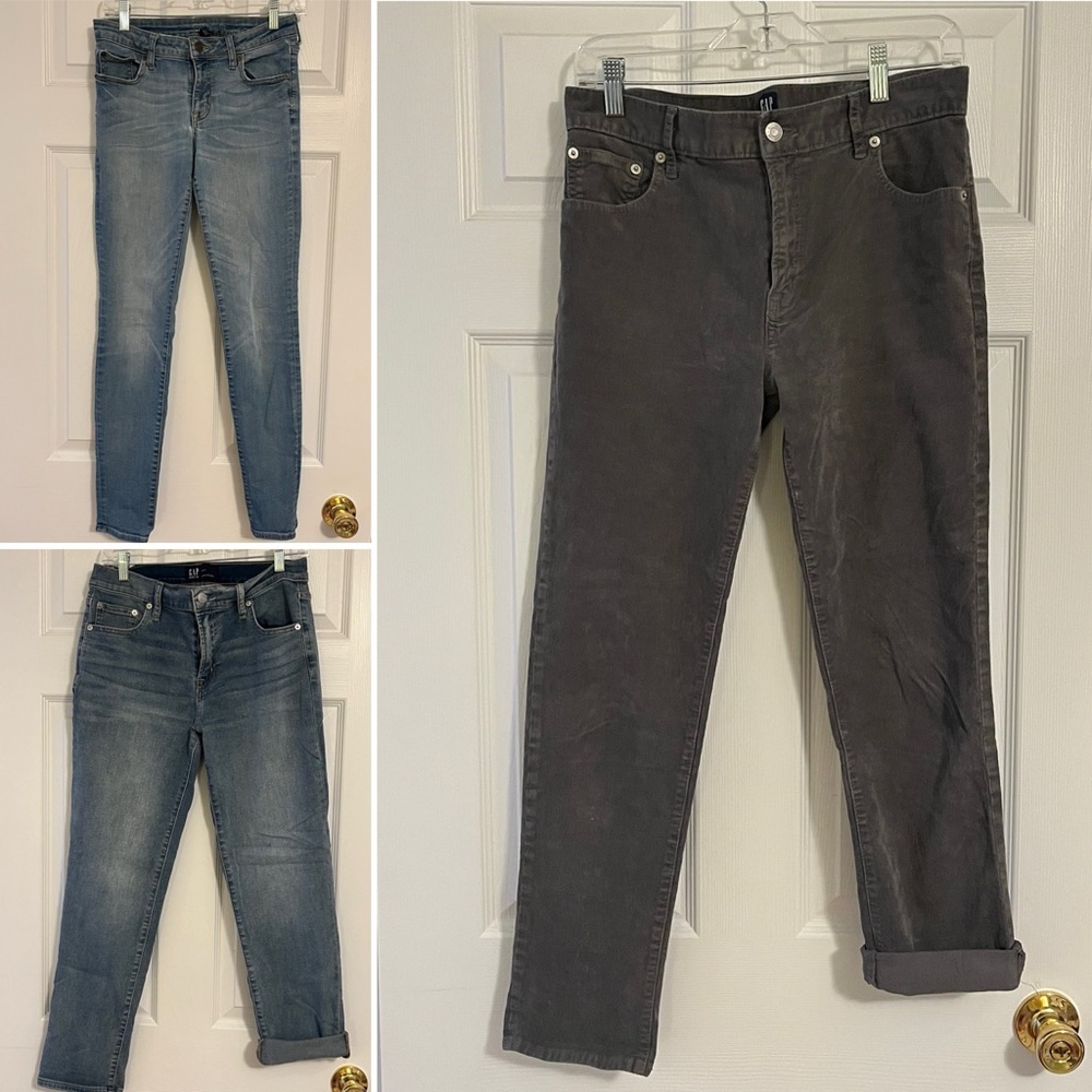 3 pair Gap pants, size 4/27